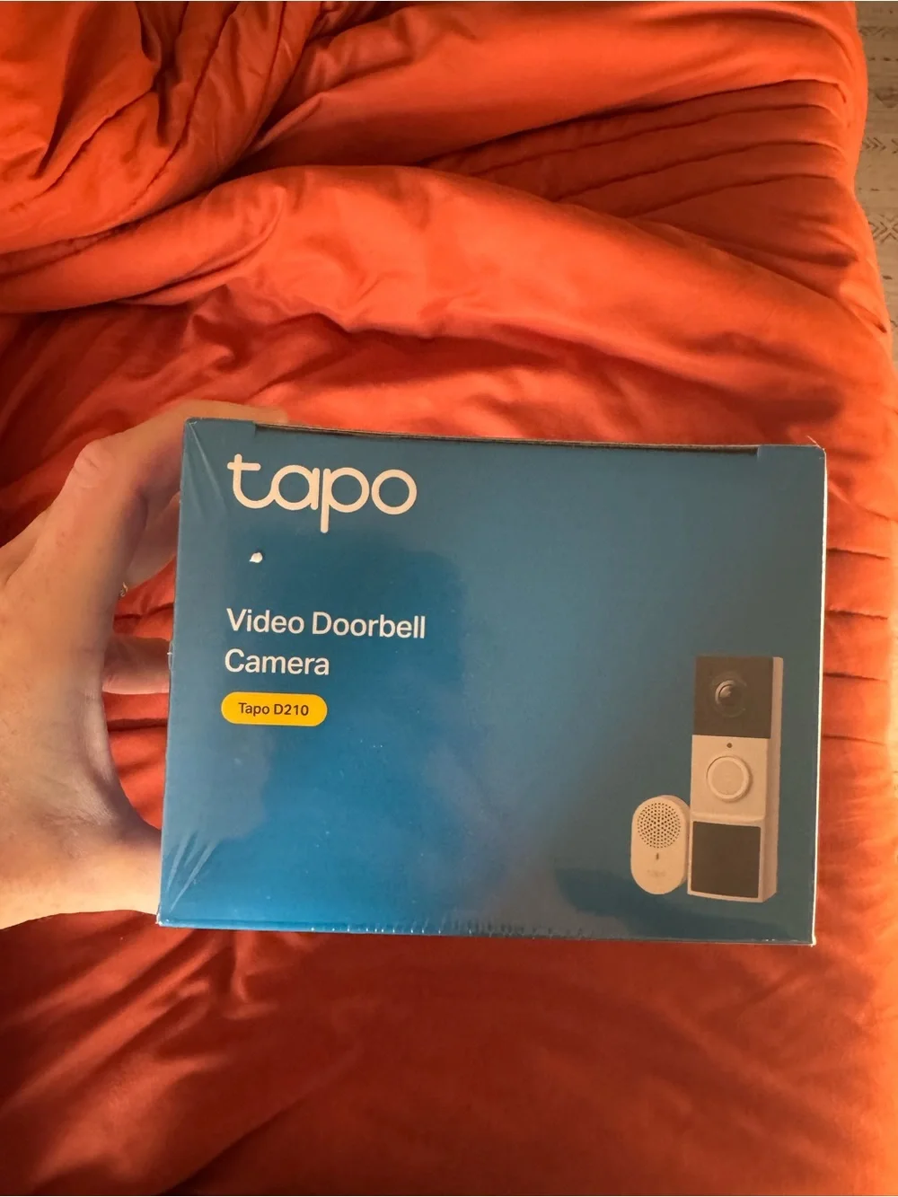 TP-Link Tapo 2K Video Doorbell Camera - White